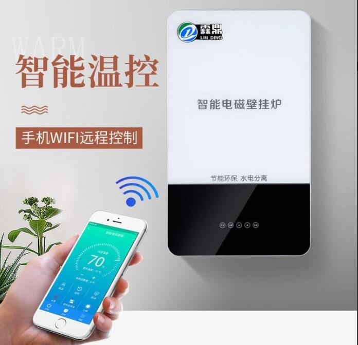 電磁壁掛爐+暖氣片
