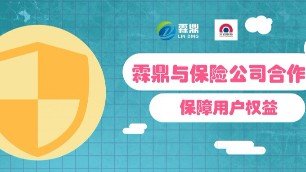 霖鼎與保險公司合作，讓用戶使用更放心。